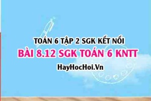 Bài 8.12 SGK Toán 6 tập 2 Kết nối tri thức